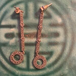 Thai Silver Dangle Earrings